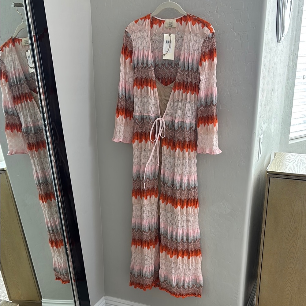 DX Collection Multicolor Jen Crochet Maxi Dress